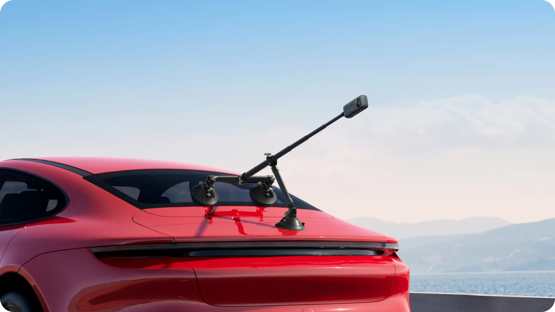 Insta360 Dual Electric Suction Cup Car Mount: съёмка автомобиля с динамичных ракурсов