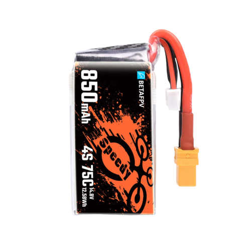 LiPo-аккумулятор BetaFPV 850mAh 4S 75C XT30 2шт фото 2