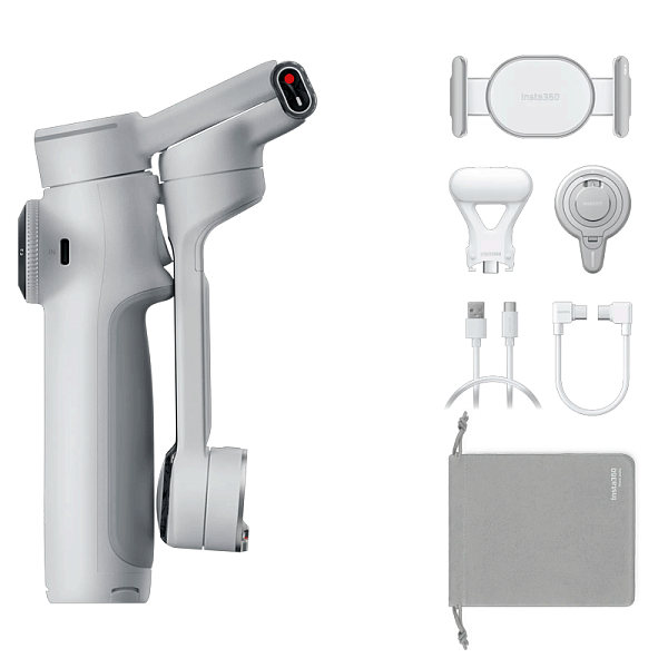 Стабилизатор Insta360 Flow 2 Pro Creator Bundle/ Stone Gray