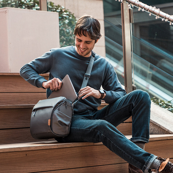 Сумка PGYTECH OneGo Shoulder Bag 10L Shell Grey