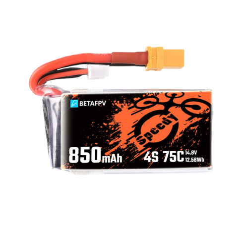 LiPo-аккумулятор BetaFPV 850mAh 4S 75C XT60 фото 1