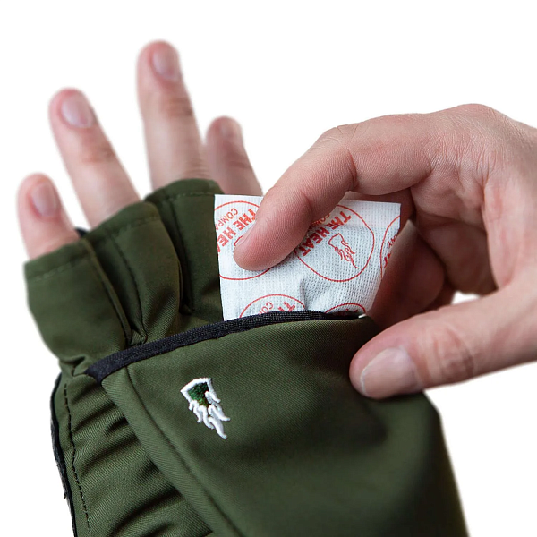 Перчатки The Heat Company Heat 2 Softshell green S Перчатки The Heat Company Heat 2 Softshell green S