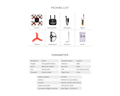 Квадрокоптер Litebee Armor 90 STEM Racing фото 3