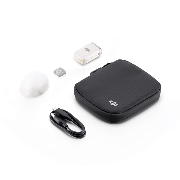 Беспроводной микрофон DJI Mic 2 (Pearl White)