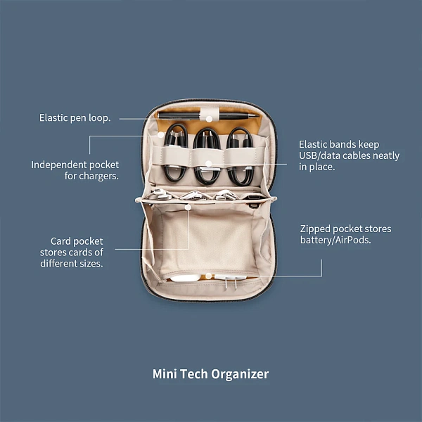 Органайзер PGYTECH Mini Tech Pouch (Twilight Black)