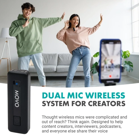 Беспроводной микрофон MOVO Mini-DI-DUO фото 6