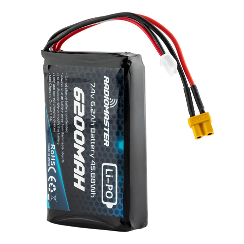 Аккумулятор RadioMaster 2S 7.4V 6200mAh Lipo Battery фото 3