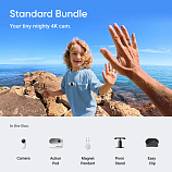 Экшн-камера Insta360 GO 3S Standard Bundle 128 Gb (белый)