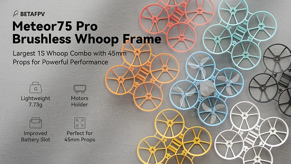 Рама BetaFPV Meteor75 Pro Brushless Whoop (Black)