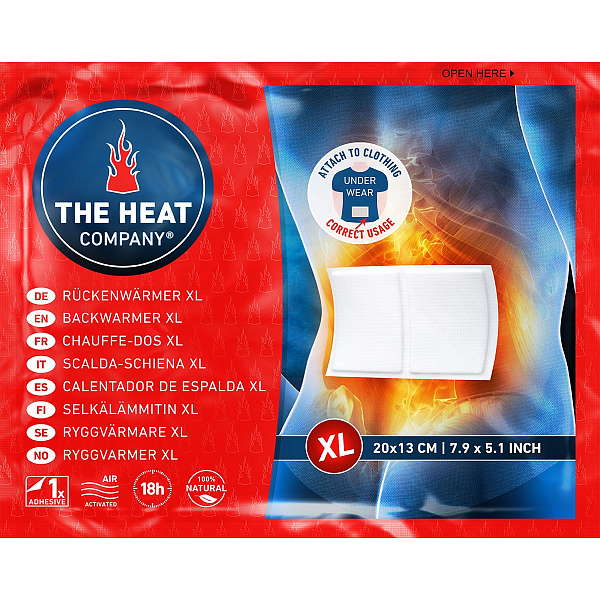 Грелка для спины The Heat Company Backwarmer (XL 3 pcs)