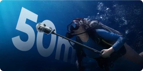 Водозащитный кейс Insta360 X3 Invisible Dive Case фото 9